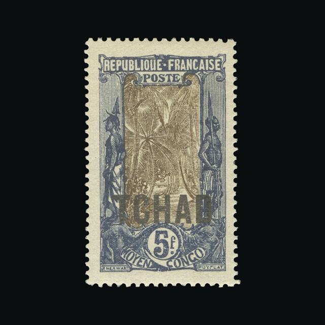 Lot 8169 - France - Colonies - Chad 1922 - UPA UPA Auction UPA 98 Lot 8169 - France - Colonies - Chad 1922 - UPA UPA Auction UPA 98