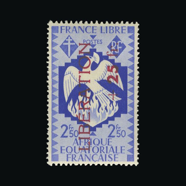 Lot 8236 - France - Colonies - Equatorial Africa 1944 -  UPA UPA Auction UPA 98