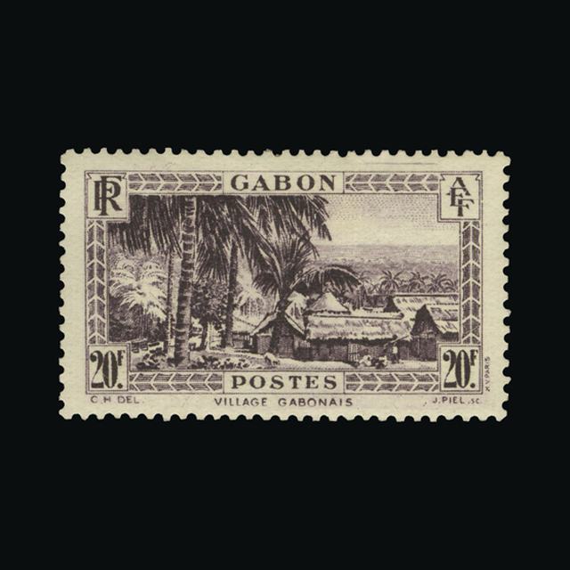 Lot 8251 - France - Colonies - Gabon 1932-33 -  UPA UPA Auction UPA 98