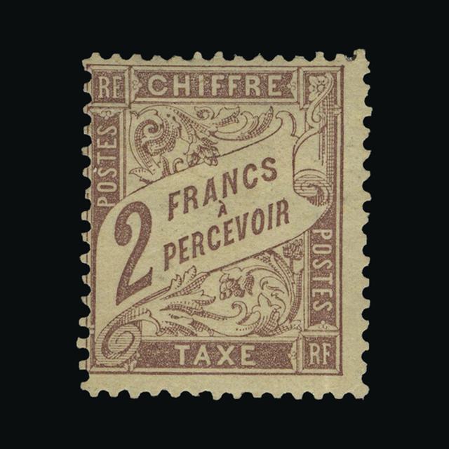 Lot 8492 - France - Postage Dues 1881-92 -  UPA UPA Auction UPA 98