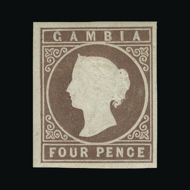 Lot 8503 - gambia 1869-72 -  UPA UPA Auction UPA 98