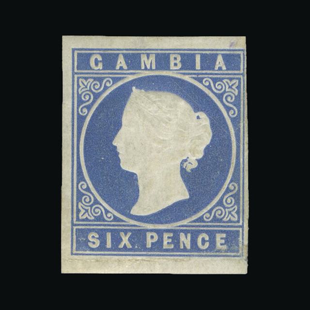Lot 8504 - gambia 1869-72 -  UPA UPA Auction UPA 98