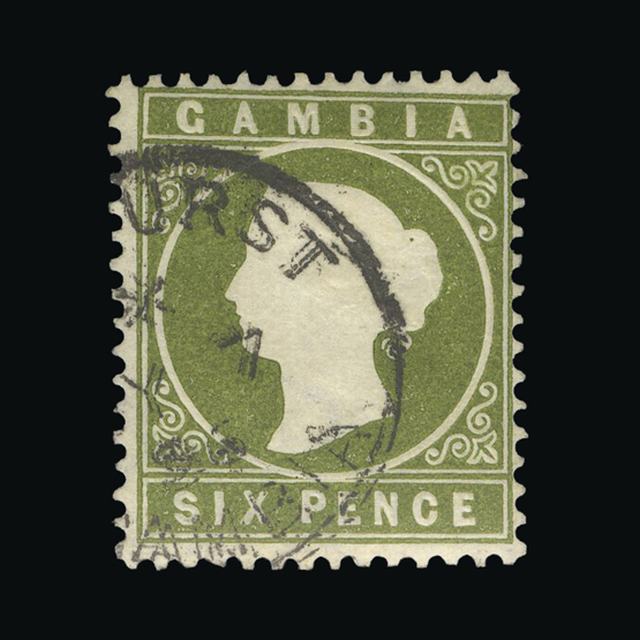 Lot 8516 - gambia 1886-93 -  UPA UPA Auction UPA 98