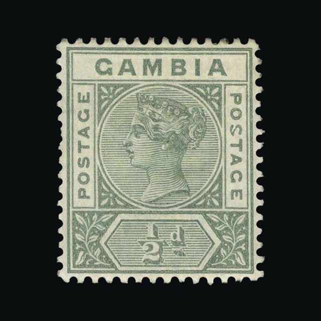 Lot 8524 - gambia 1898-1902 -  UPA UPA Auction UPA 98