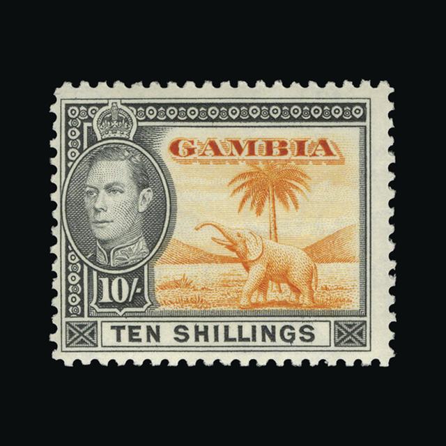 Lot 8595 - gambia 1938-46 - UPA UPA Auction UPA 98 Lot 8595 - gambia 1938-46 - UPA UPA Auction UPA 98