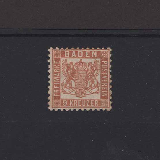 Lot 8637 - German States - Baden 1862-65 -  UPA UPA Auction UPA 98