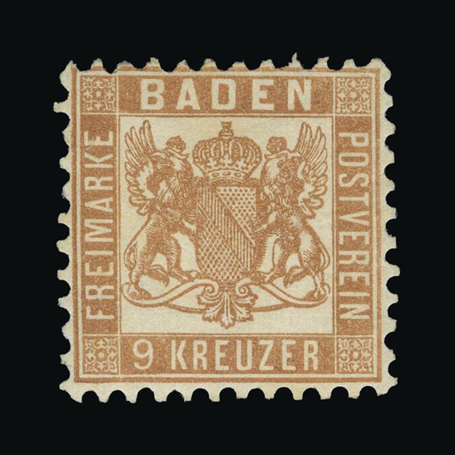 Lot 8638 - German States - Baden 1862-65 -  UPA UPA Auction UPA 98
