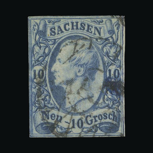 Lot 8669 - GERMAN STATES - SAXONY 1853-63 -  UPA UPA Auction UPA 98