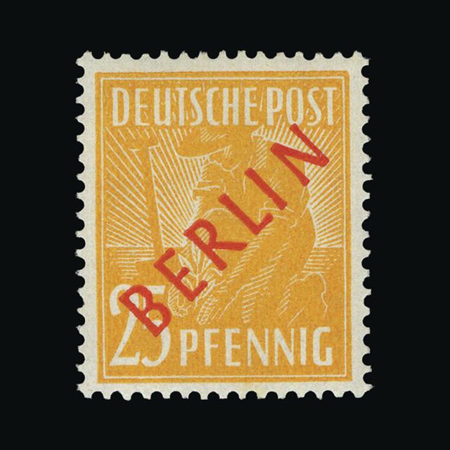 Lot 8993 - germany - west berlin 1949 -  UPA UPA Auction UPA 98