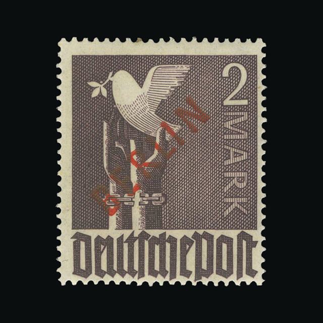 Lot 8995 - germany - west berlin 1949 -  UPA UPA Auction UPA 98