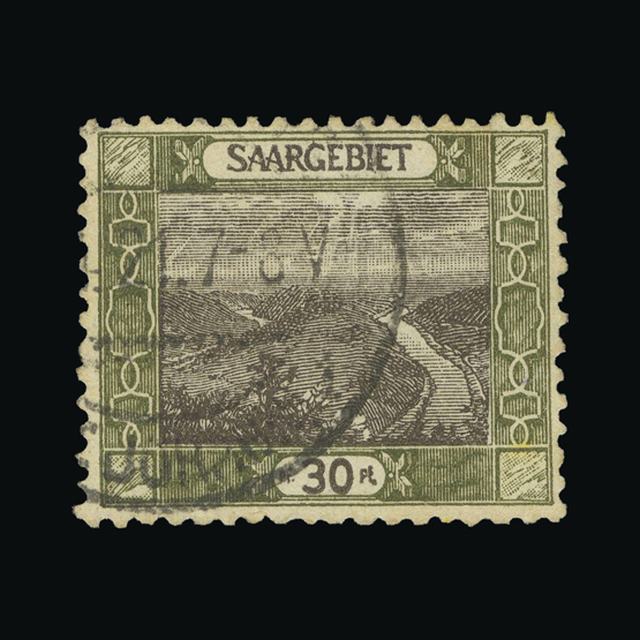 Lot 9137 - germany - saar 1921 - UPA UPA Auction UPA 98 Lot 9137 - germany - saar 1921 - UPA UPA Auction UPA 98