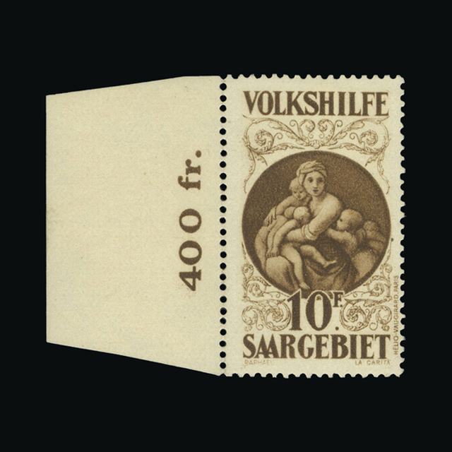 Lot 9141 - germany - saar 1928 - UPA UPA Auction UPA 98 Lot 9141 - germany - saar 1928 - UPA UPA Auction UPA 98