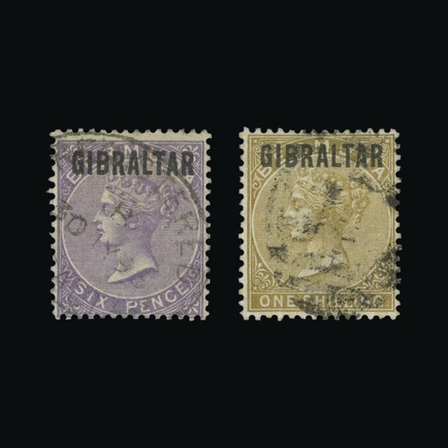 Lot 9243 - Gibraltar 1886 -  UPA UPA Auction UPA 98