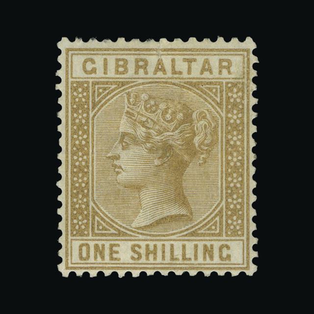 Lot 9255 - Gibraltar 1886-87 -  UPA UPA Auction UPA 98