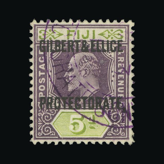 Lot 9781 - gilbert and ellice islands 1911 -  UPA UPA Auction UPA 98